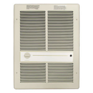 TPI E3312T2RP Fan Forced Wall Heater 1000W 120V Ivory