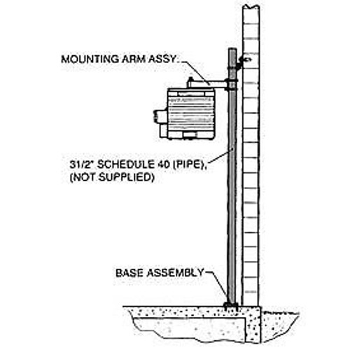 TPI HLPM10 Pipe Mount Kit for 10KW Hazardous Location Heaters