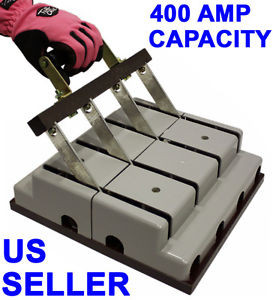 400 Amp Disconnect Knife Switch 400A 4-Pole Circuit Breaker Backup Generator 4L