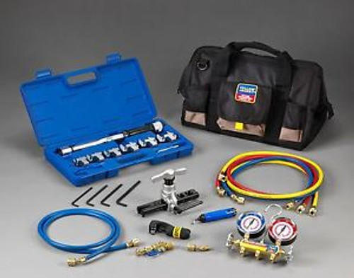 Yellow Jacket 60991 Mini-Spit Tool Kit With R-22/407C/410A Heat Pump Manifold