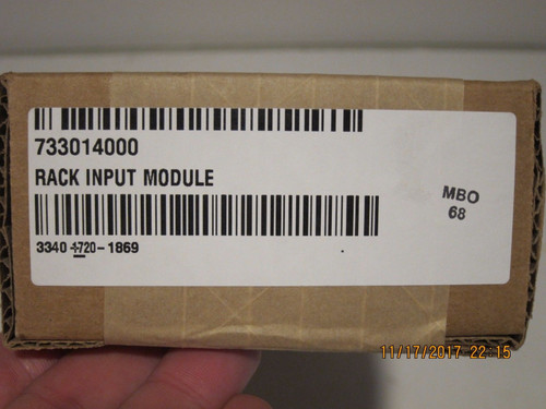 NOVAR 733014000 RACK INPUT MODULE  NEW IN FACTORY SEALED BOX