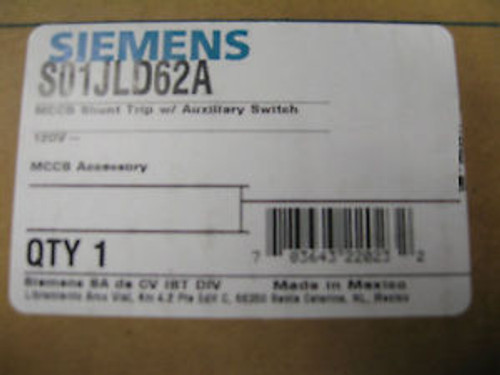 New Siemens S01Jld62A 120V Undervoltage Trip Uvr With Alarm S01Jld6