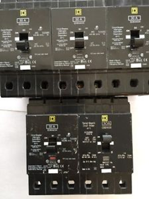 1 Edb34030 Square D Three Phase Circuit Breaker