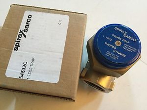 NEW 1  Spirax-Sarco TD52B.M. 54532C Thermodynamic steam Trap COOL BLUEBOXBL