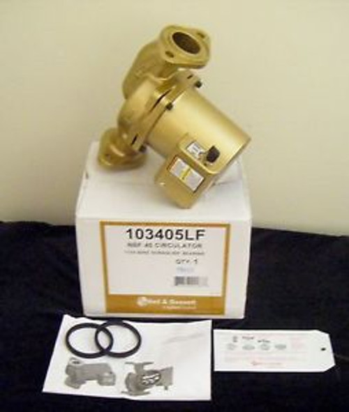 Bell & Gossett 103405LF 1/6 HP NBF-45 3-Speed Bronze Circulator Pump