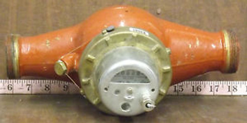 1 USED ISTEC 1815 1-1/2 NPT WATER METER