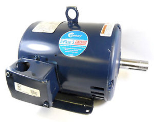 Century PJ2AA14A01C Cat No. E217M2 E-Plus 3 Motor 3HP 208-230/460V 60Hz Phase 3