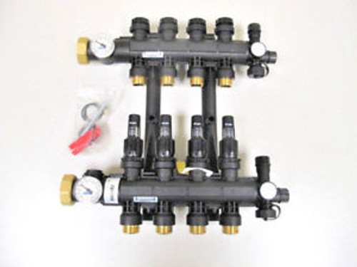Uponor Ep Heating Manifold Assembly With Flow Meter 4-Loop - A2670401