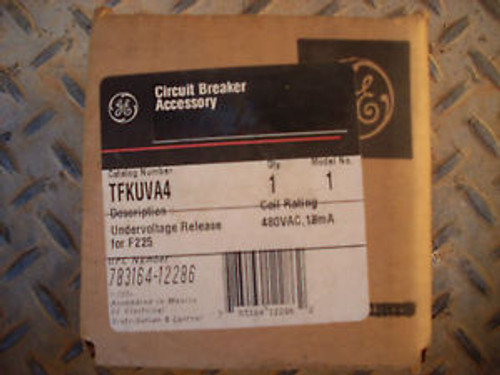 Ge Tfkuva4 Undervoltage Release For F225 480 Volt Coil Rating