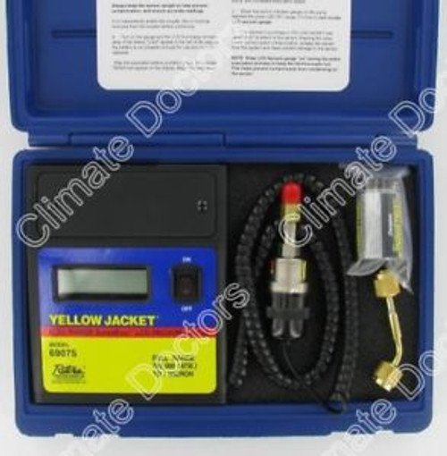 Yellow Jacket 69075 SuperEvac LCD Vacuum Gauge NEW