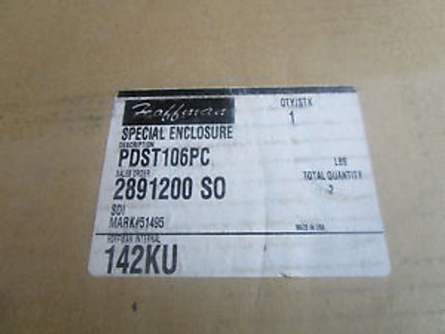 Hoffman Model: PDST106PC Upper Front Door Box.  New   &lt