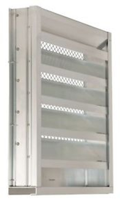 Dayton Drainable Louver Fixed 23-1/2 H Alum - 5NKJ3