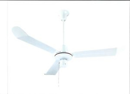 4- 56 commercial INDA563S3L PULL CHAIN ceiling fans white 120v 25500 cfm