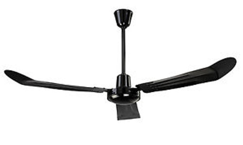 4- 56 commercial CP56BLK ceiling fans BLACK 120v 20500 cfm reversible
