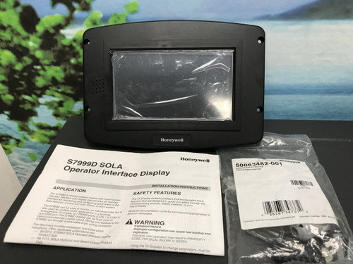 Honeywell S7999D1006 System Operator Interface Monitor with black Plastic Border