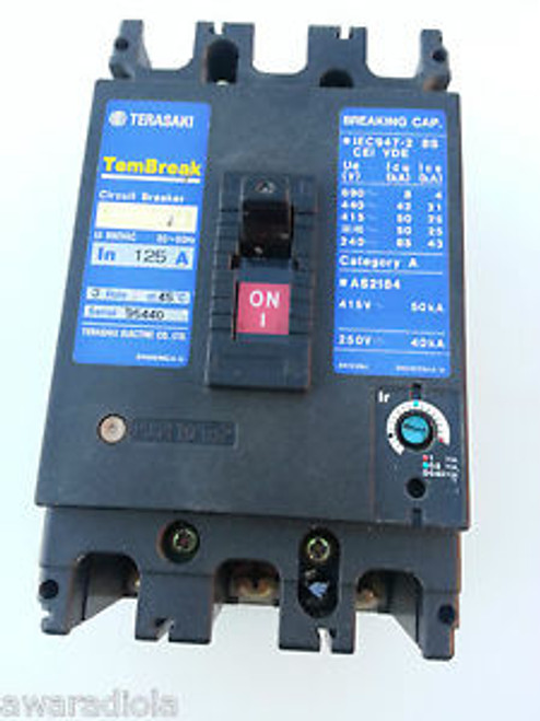 Terasaki Tembreak Circuit Breaker Xh125Nj  - 125Amp