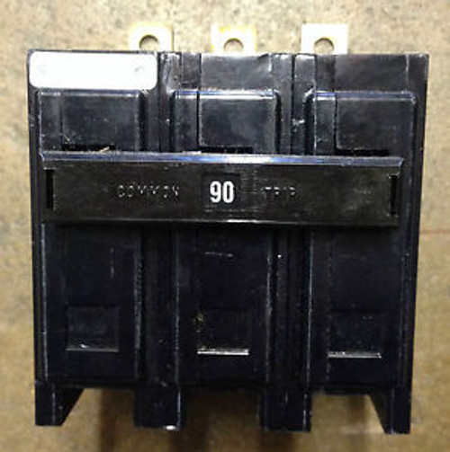 Cutler Hammer Westinghouse 3 Pole 90 Amp 120 Volt Circuit Breaker Bab3090 New