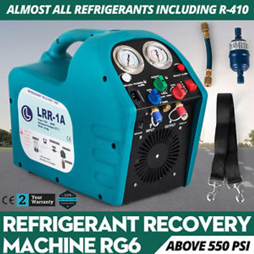 Robinair RG6 Refrigerant  Recovery Machine Pipe Fitting Power Lead