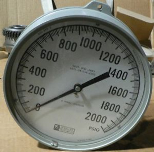 Weksler Pressure Dial Gage 2000 Psi Boiler 1200 Psi 6685010466765