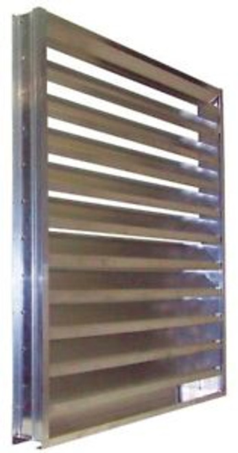 Dayton Drainable Louver Fixed 35-1/2 H Alum - 5NKJ7