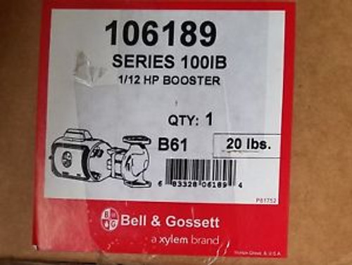 Bell & Gosset 106189 B&G Series 100 Pump