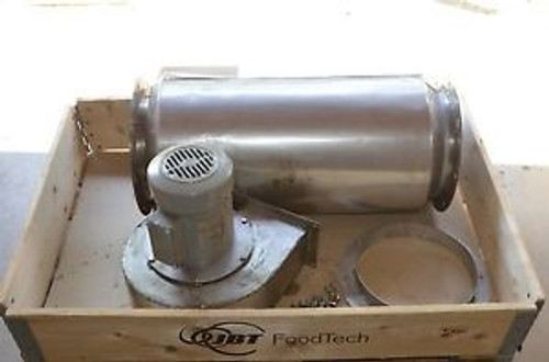 JBT FoodTech 11.75 x  32 Insulated Exhaust Chute w/ Blower 3 Phase 230/460V