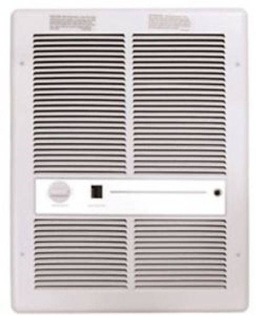 TPI Fan Forced Wall Heater With Summer Fan Switch H3317T2SRPW - 4800W 240V White