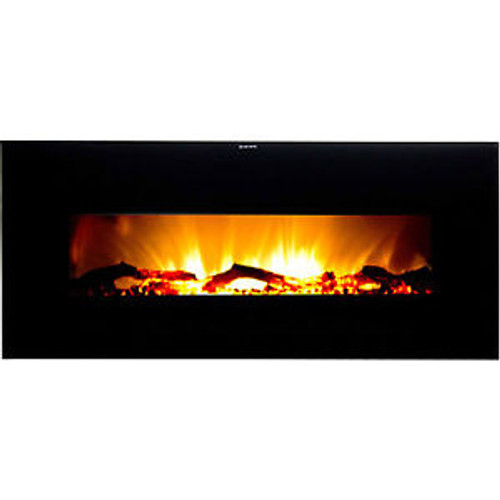 Frigidaire Valencia Widescreen Wall-Mounted Electric Fireplace with Remote Contr