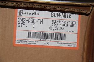 Fostoria Sun-Mite 342-A30-TH Mul-T-Mount HTR 33 NEW