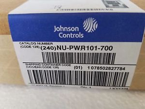 Johnson Controls  NU-PWR101-700 Power Supply Catalog No.