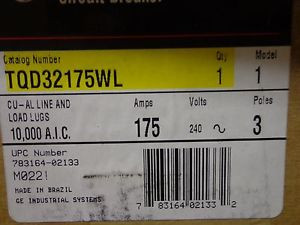 New Ge Tqd32175Wl  175A/3P