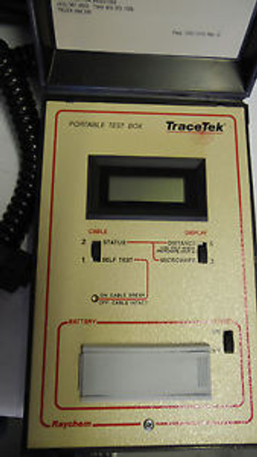 TraceTek RAYCHEM TT-PTB-1000 Portable Leak Test Box Digital Dislpay