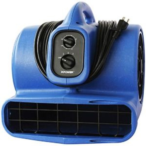 New Xpower Stackable Air Mover W/Timer & Filter 4 Positions 3 Speeds 1/3 Hp