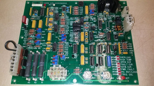 YORK CHILLER 031-00936D004 REV B LOGIC BOARD