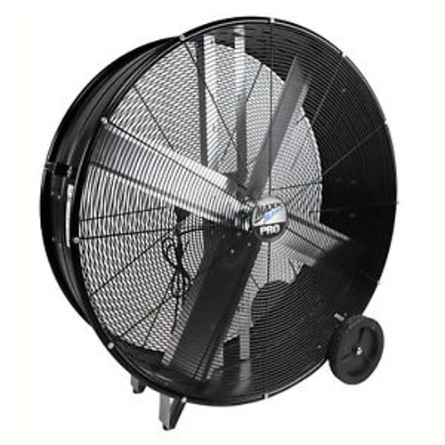 MaxxAir Pro Series 42 Belt Drive Portable Barrel Fan 13300 CFM Black