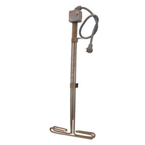 Tempco Immersion Tank Heater 6000W 240V 316 Stainless 6 Foot Cord