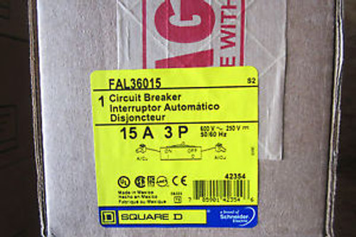 New Square D Fal36015 Circuit Breaker