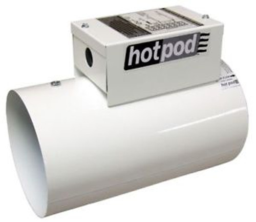 Hotpod In-line Duct Fan Heater 130 cfm 6 in.  HP6-1000120-2T