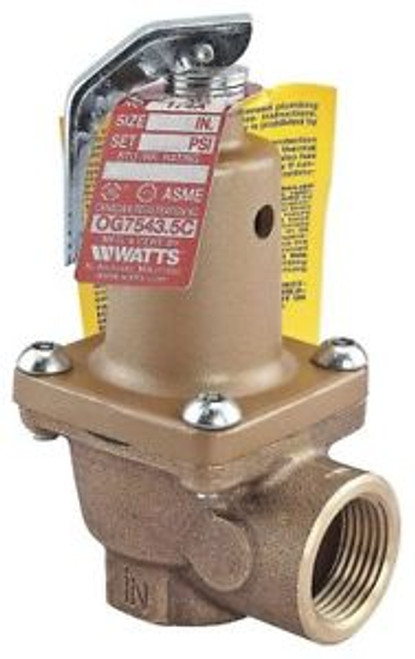 Watts 11-5/8H Boiler Pressure Relief Valve 1437000 BtuH 150 psi -