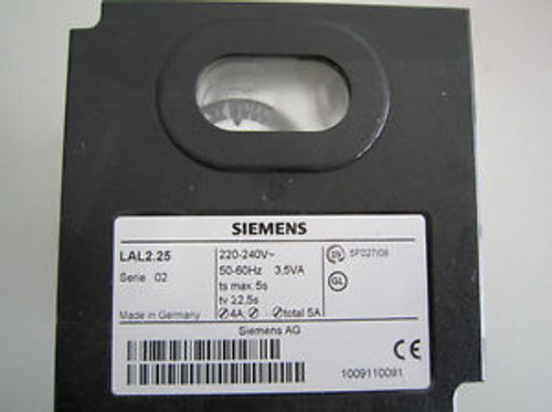 SIEMENS Control Box LAL2.25 for Burner Controller
