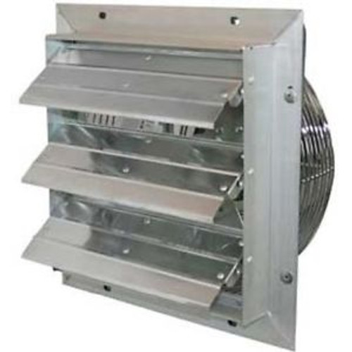 NEW J&D ES Shutter Fan 12 115V 1/10HP 1PH Aluminum Shutters 9 Cord