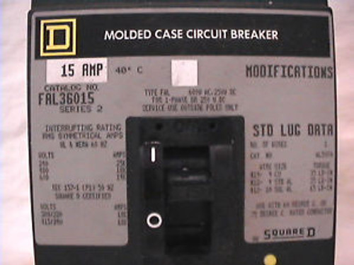 1 New Square D Circuit Breaker Fal36015