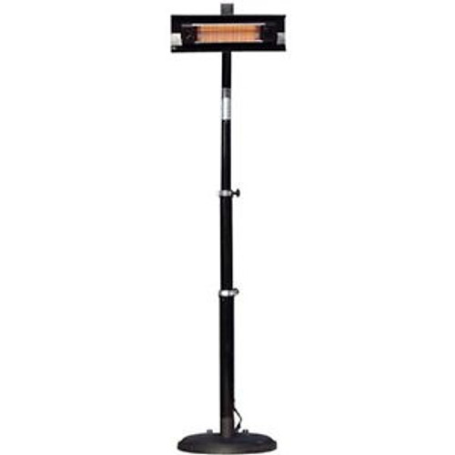 NEW Telescoping Offset Pole Mounted Infrared Patio Heater 1500W Black