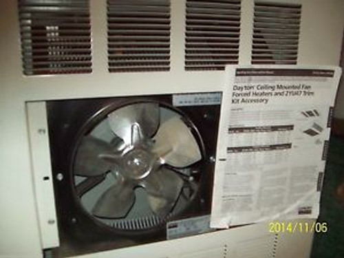 Dayton Ceiling Mounted Fan Forced Convection Heater 2YU37 NEW