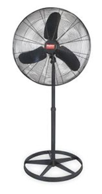 Dayton 30 Commercial Pedestal-Mounted Oscillating Quiet Design Air Circulator -