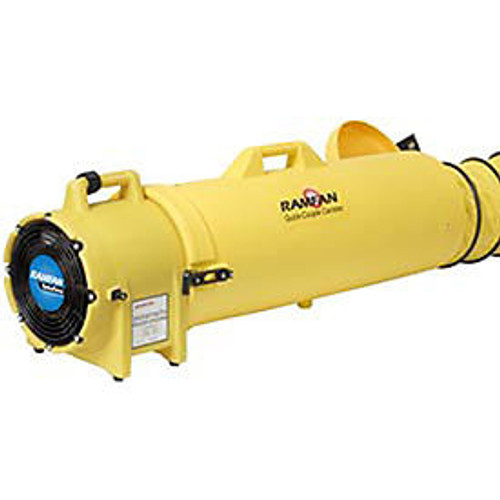 Euramco Safety ED7025 8 Confined Space Blower with 25 Duct 1/3 HP 980 CFM