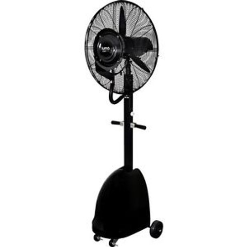 Commercial 26 High-Velocity Outdoor Misting Fan Black Industrial Utility Cool