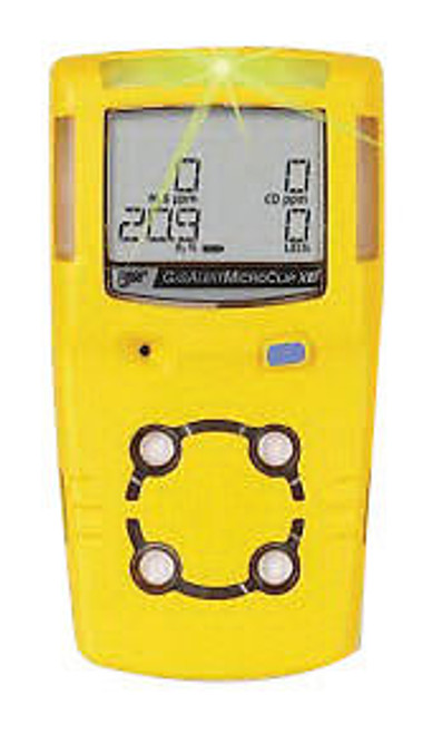 BW Technologies by Honeywell Yellow MicroClipXL Carbon Monoxide Hydrogen Sulfid