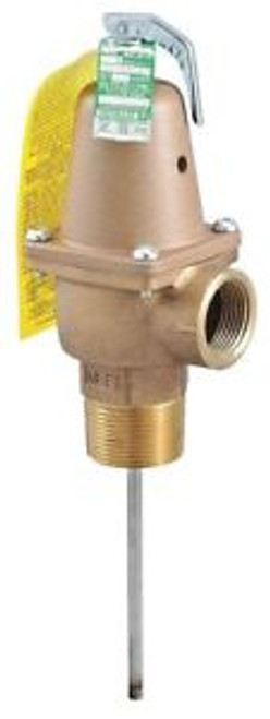 Watts 6-5/8H Temperature and Pressure Relief Valve 4059000 BtuH 150 psi 5