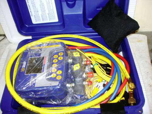 Yellow Jacket 40815 Refrigeration System Analyzer w/ 4-Valves